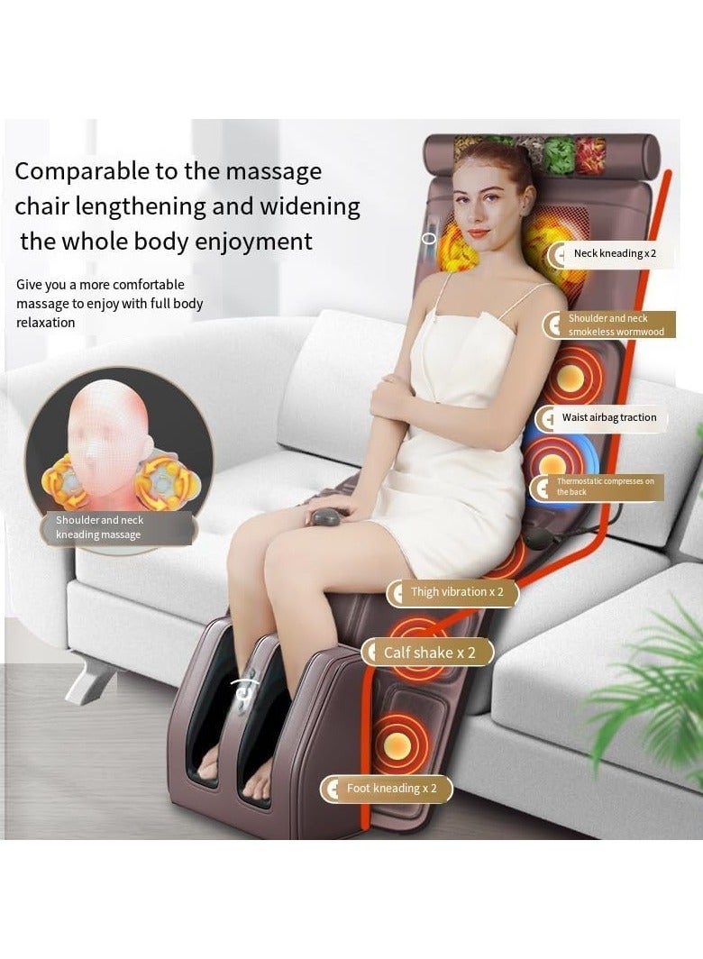 Full-body Multi-functional Home Massage Pad Automatic Neck Shoulder Waist Back Legs and Feet Constant Temperature Hot Compress Pad Pillow