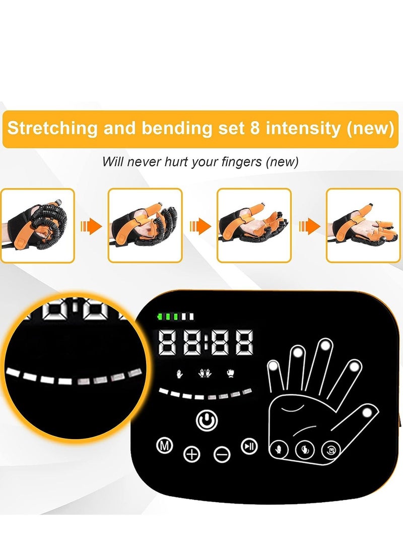 Upgraded finger rehabilitation robot gloves,rehabilitation gloves for stroke，physiotherapy robotic recovery gloves