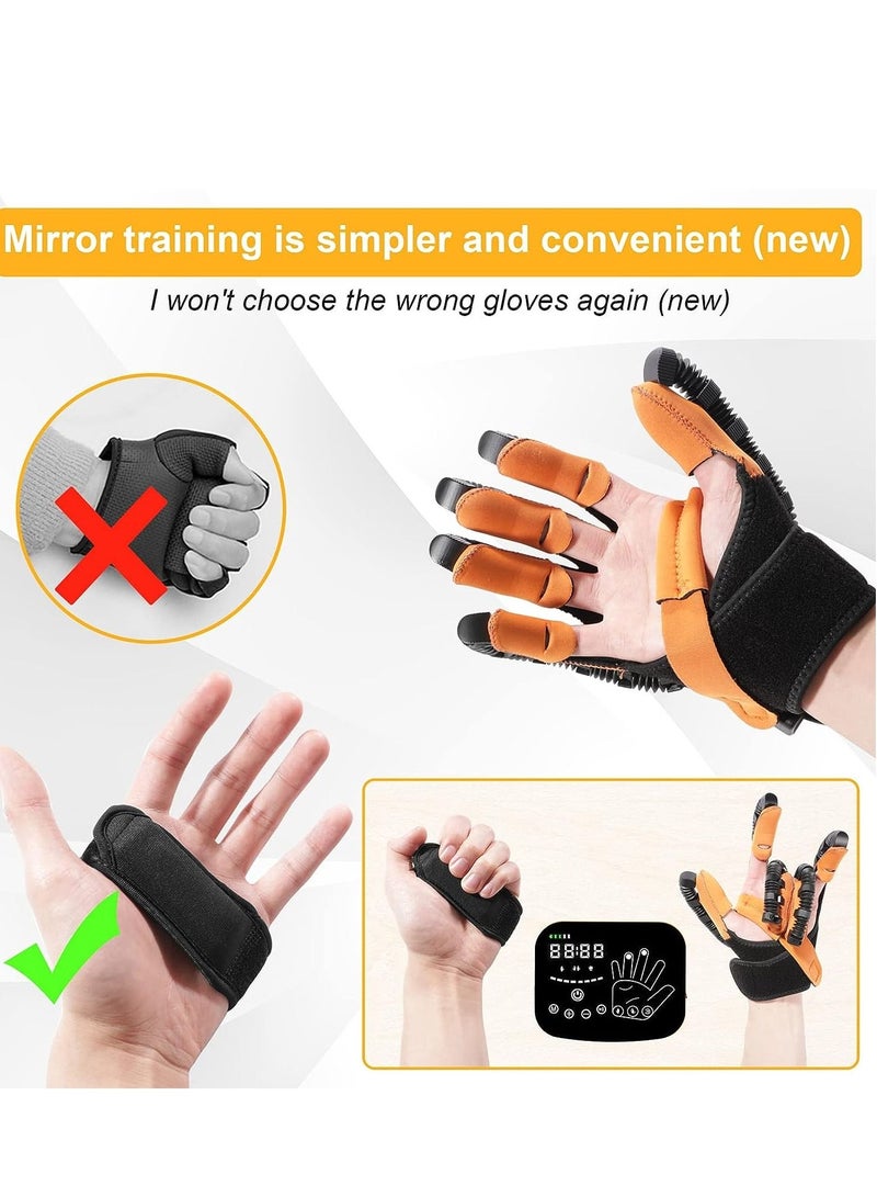 Upgraded finger rehabilitation robot gloves,rehabilitation gloves for stroke，physiotherapy robotic recovery gloves