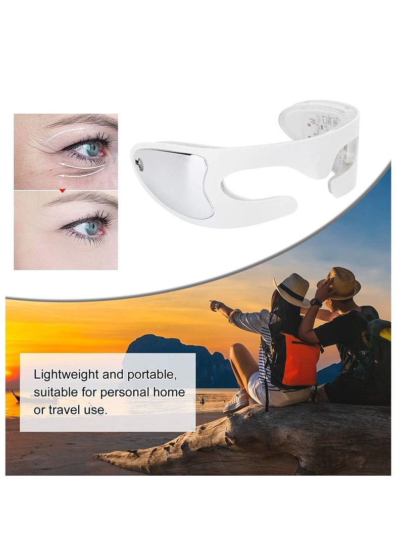 Electric Eye Massager Red Light Heating Therapy Anti-Wrinkle Massager Relieving Fatigue Eye Care Massager