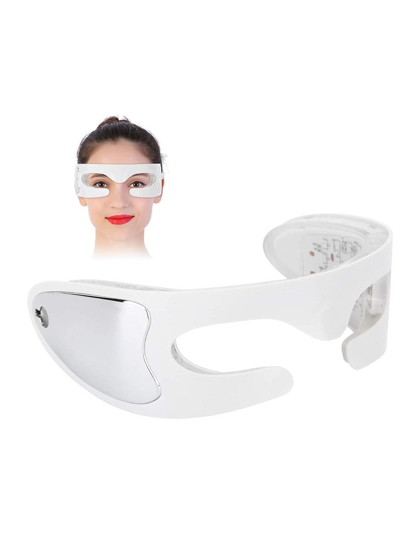 Electric Eye Massager Red Light Heating Therapy Anti-Wrinkle Massager Relieving Fatigue Eye Care Massager