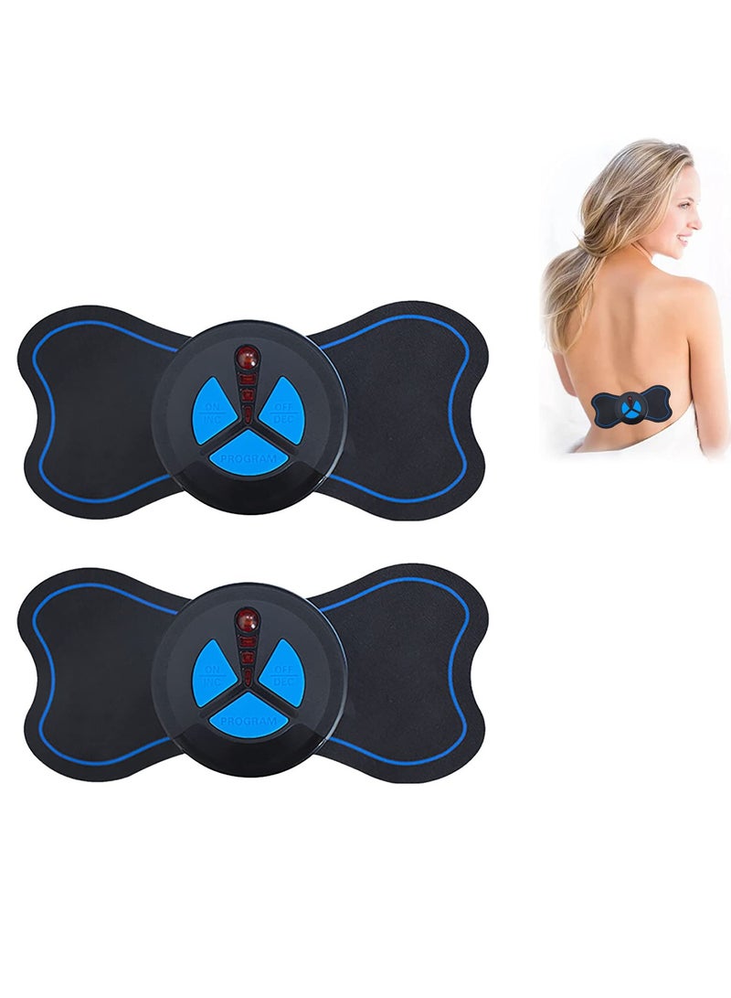 Whole Body Massager Cervical Spine Massager, Portable Mini Neck Pads Relieve Pressure of The for Shoulder Back Waist Arms Legs Aches (2PCS)