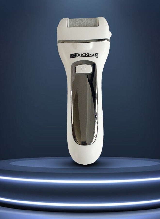 JC BUCKMAN Easy Pedi, Electric Foot Callus Remover Kit , Rechargeable, Portable Electronic Foot File Pedicure Tools