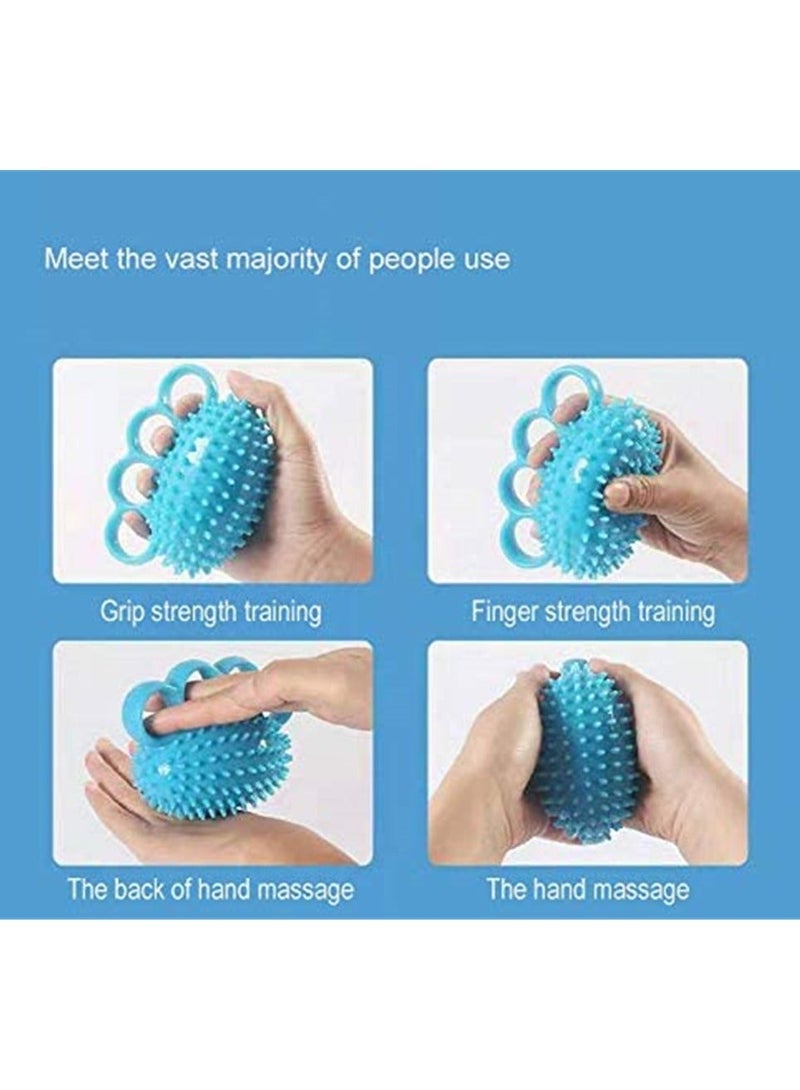 Spiky Massage Balls for Foot, Back, Muscles, Plantar Fasciitis, Muscle Soreness Massager Ball Exercise, Yoga, Deep Tissue Myofascial Release Trigger Point Recovery
