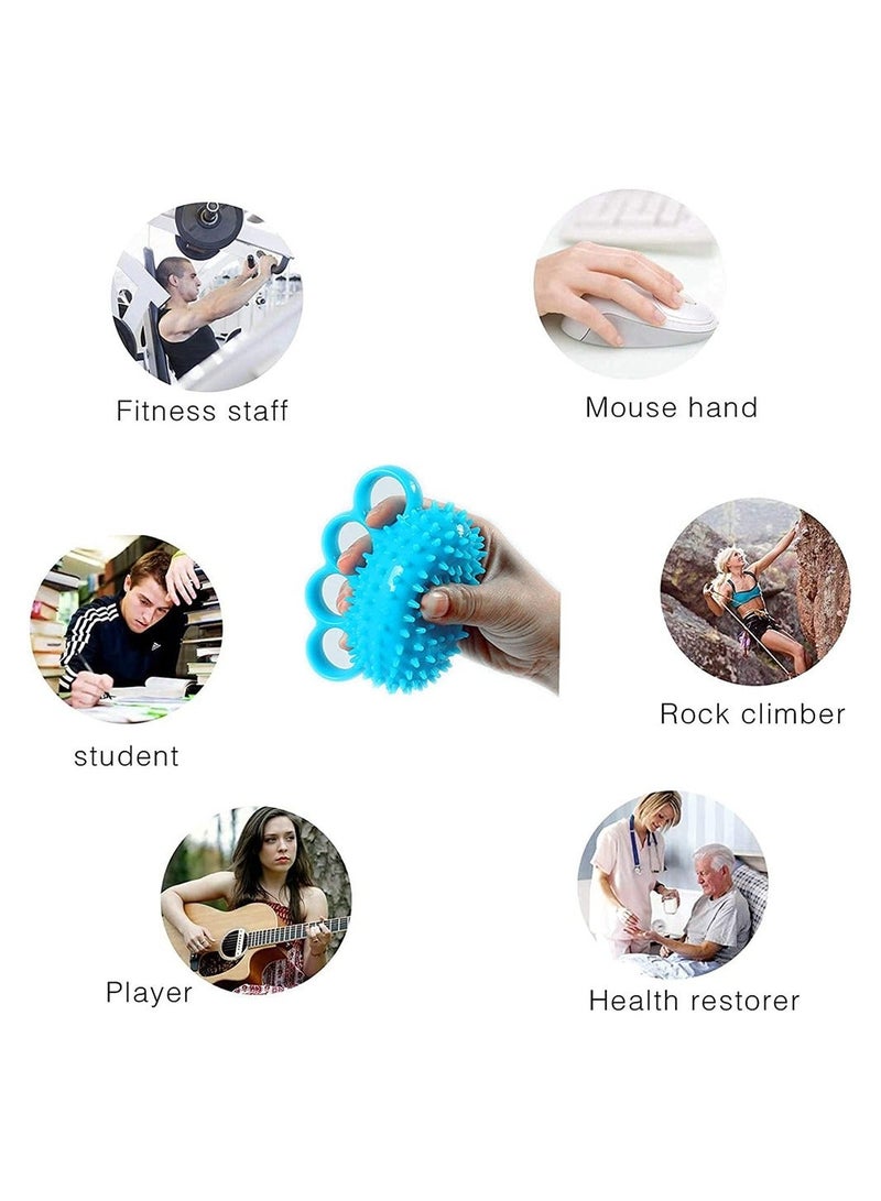 Spiky Massage Balls for Foot, Back, Muscles, Plantar Fasciitis, Muscle Soreness Massager Ball Exercise, Yoga, Deep Tissue Myofascial Release Trigger Point Recovery