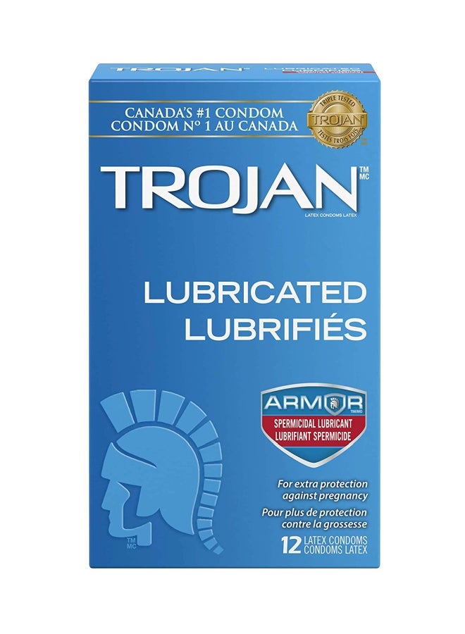12-Piece Spermicidal Lubricated Condom Set