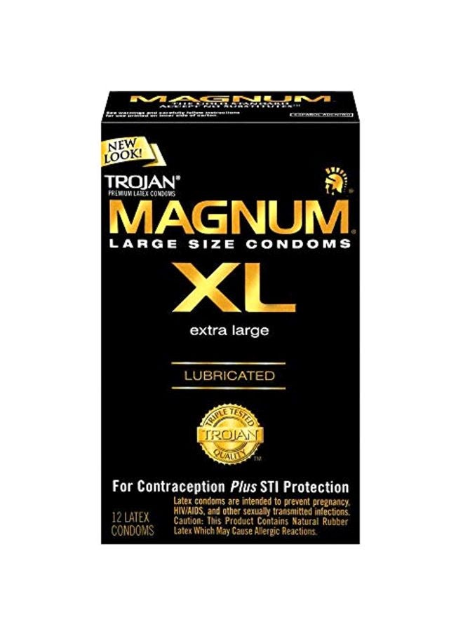 12-Piece Magnum Latex Condom XL