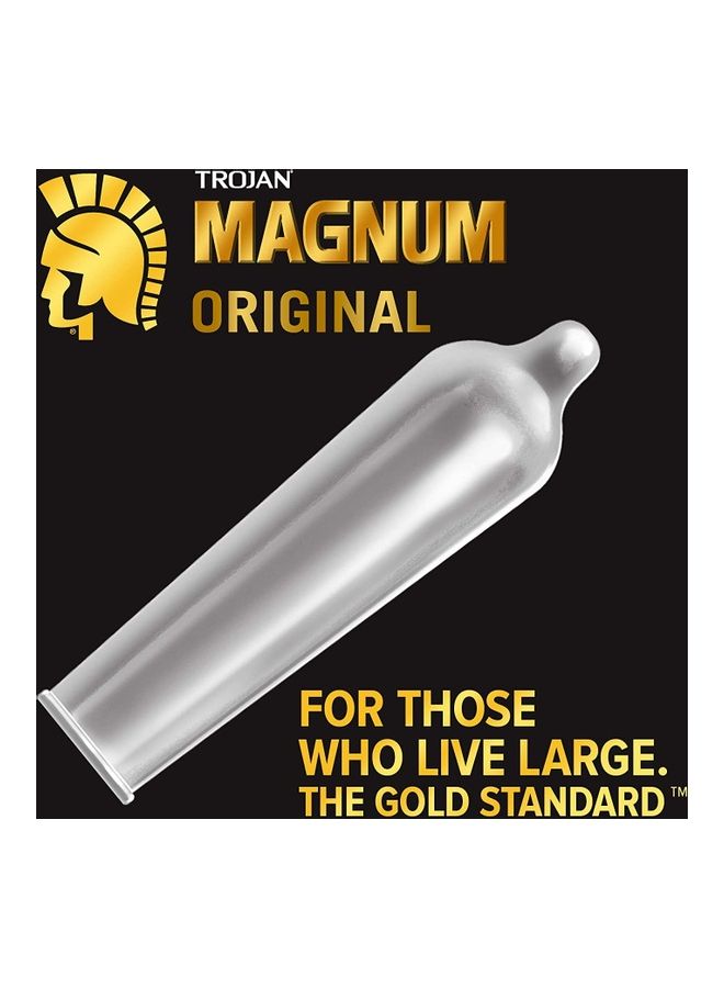 12-Piece Magnum Large Original Lubricated Condom Set