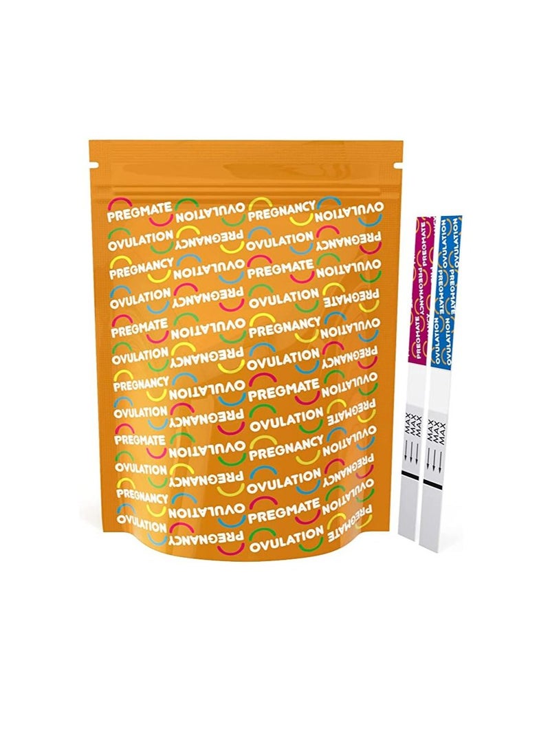 Pregmate 100 Ovulation and 50 Pregnancy Test Strips Predictor Kit