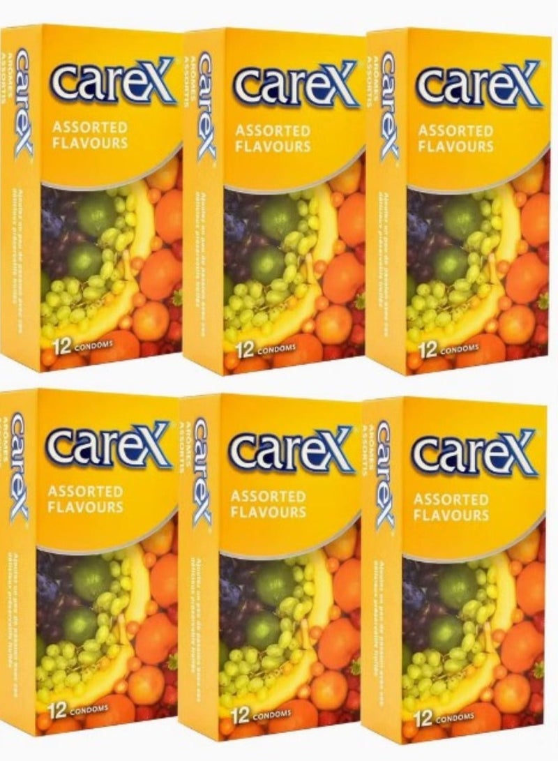 Pack Of 6 Boxes Assorted Flavours Condoms