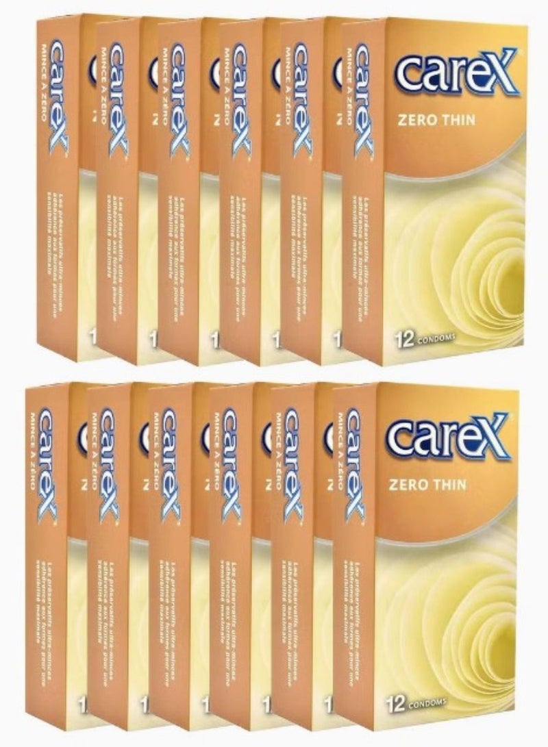 Pack Of 12 Boxes Zero Thin Condoms