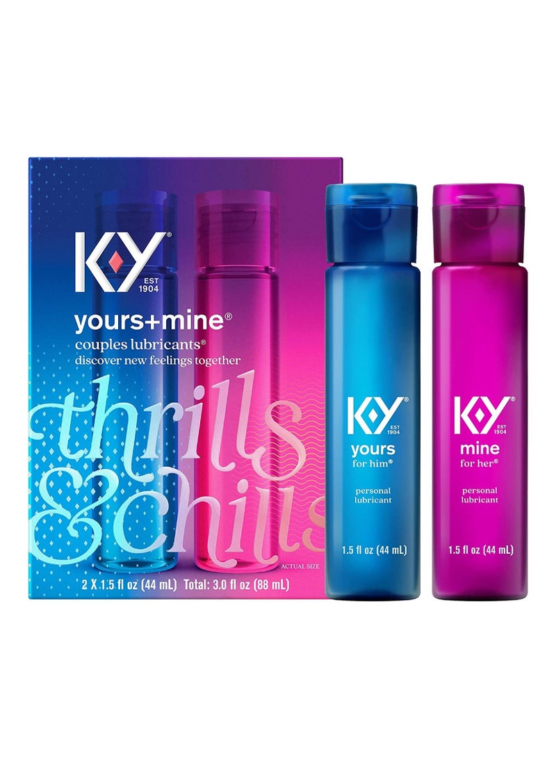 yours and mine couples lubricant friendly personal lubricant and Intimate gel