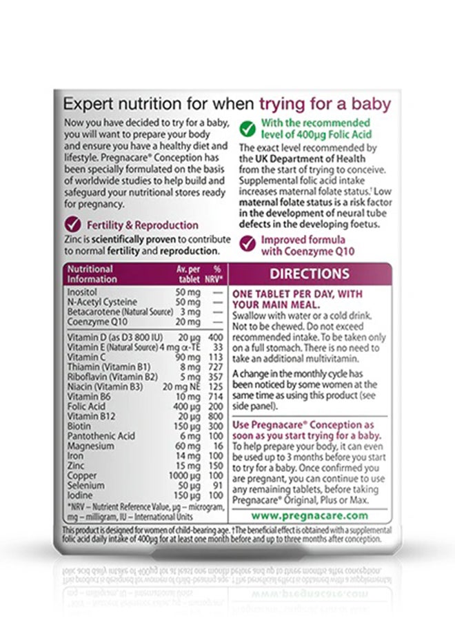 Pregnacare Conception- 30 Tablets