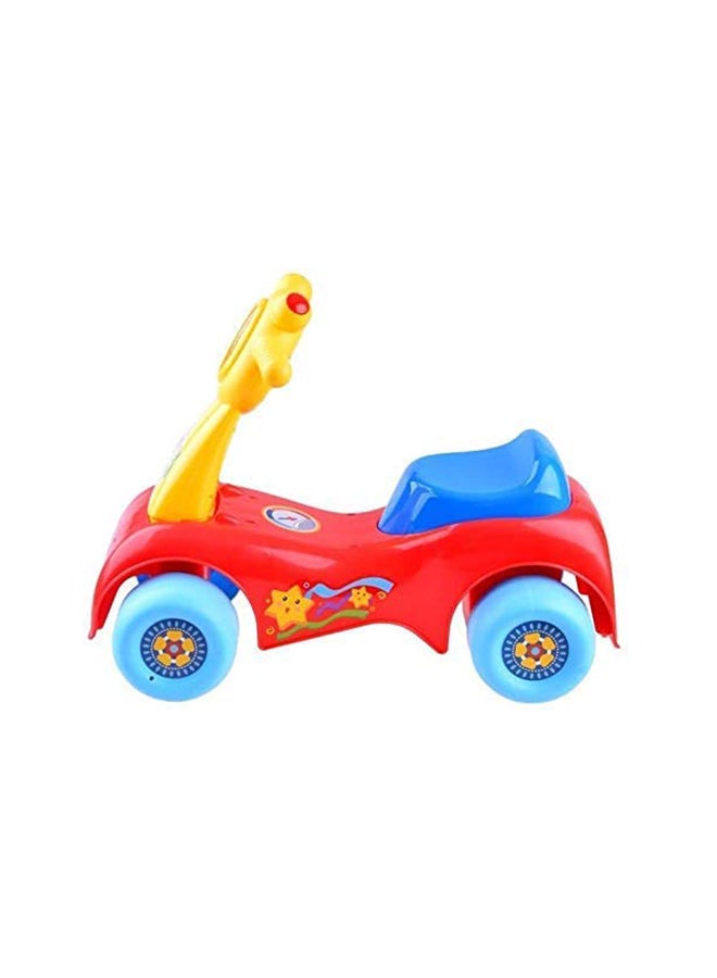 Baby Music Ride Car Required Batteries Ligtweight Durable And Portable 48x24x37cm