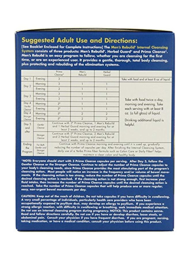 Pack Of 2 Rebuild Internal Cleansing - 60 Capsules