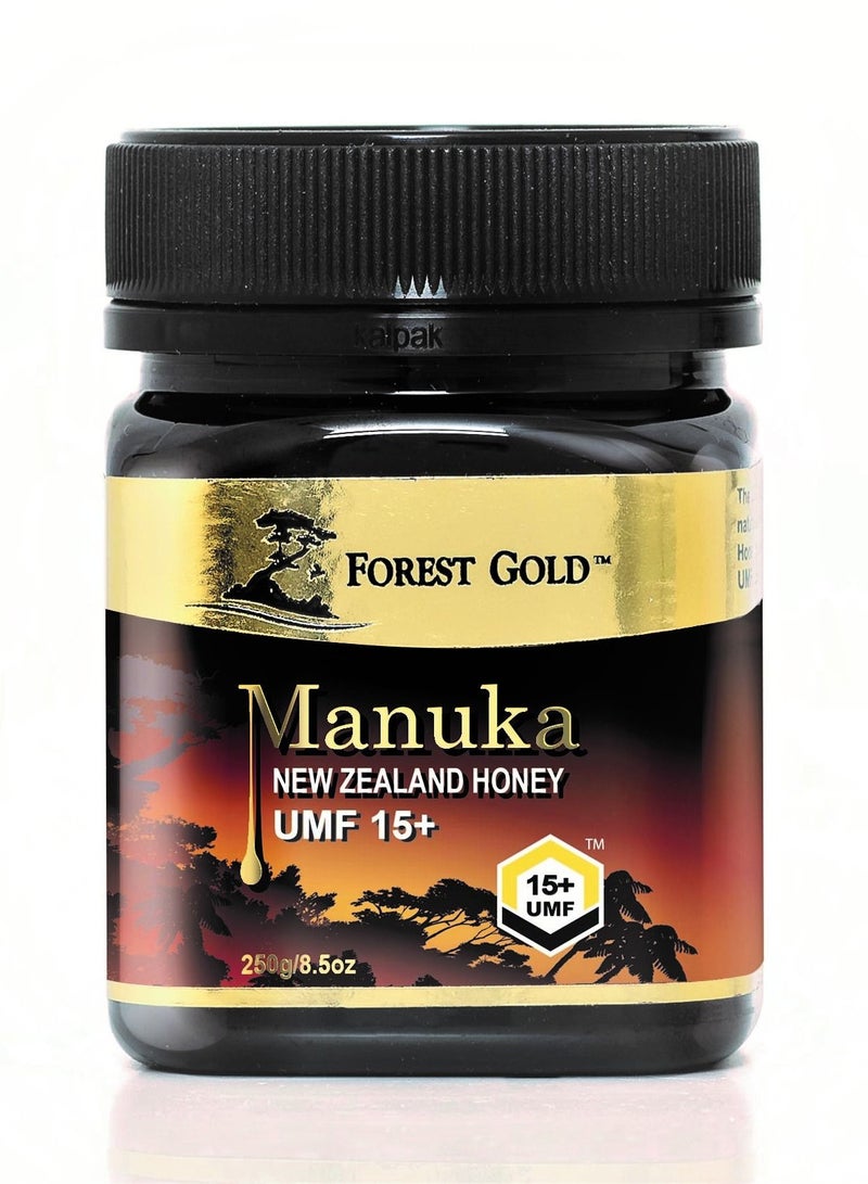 Forest Gold Manuka UMF 15+ Pure Raw Certified Honey 250gms