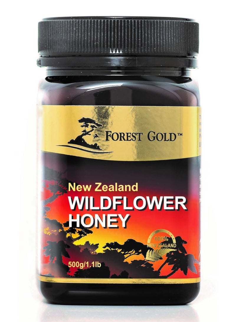 Forest Gold Wild Flower Pure Raw Certified Honey 500gms