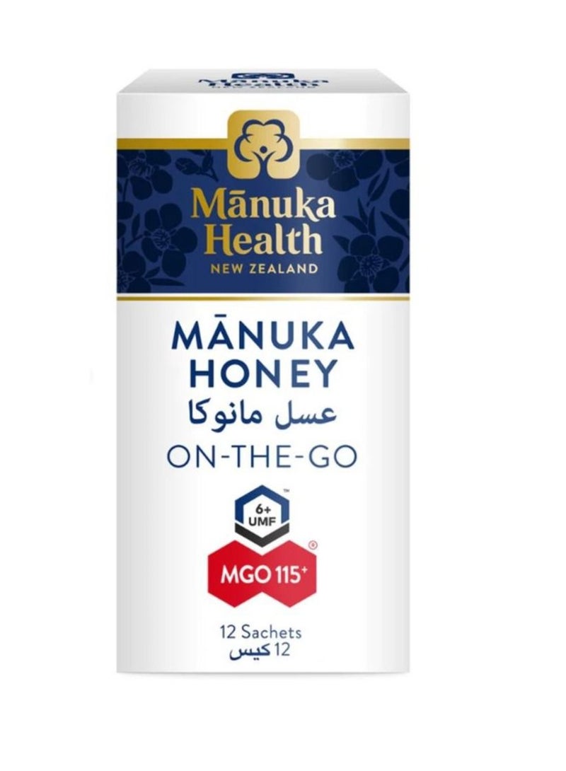 Manuka Honey On The Go Snap Packs 12 PACK
