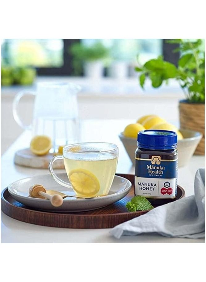 MANUKA HEALTH - MGO 573+ Manuka Honey, 100% Pure New Zealand Honey, 250 g