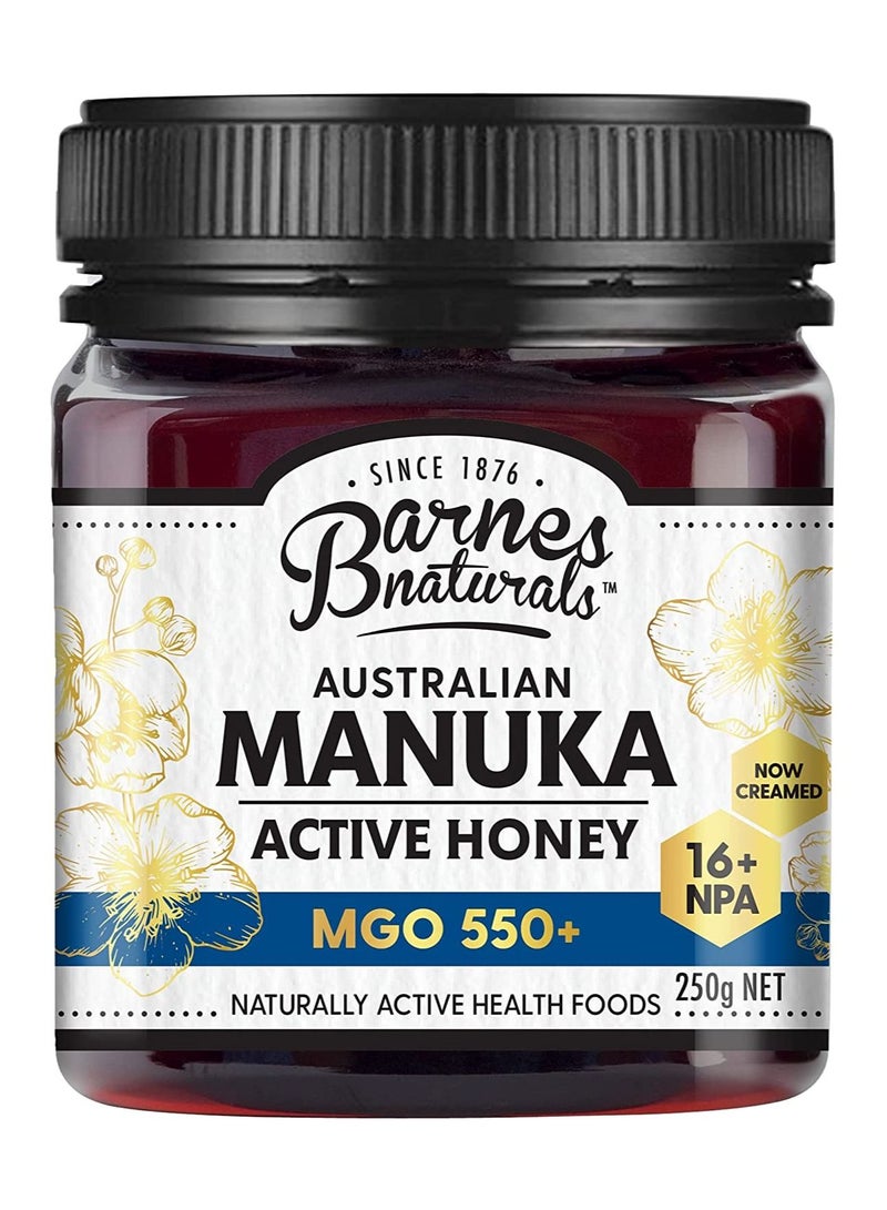 Barnes Naturals Australian manuka Active Honey Mgo-550 250g