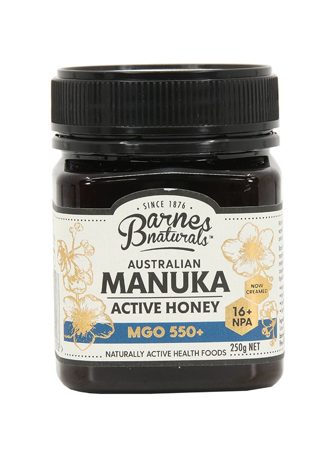 Hive & Wellness Barnes Natural Manuka Honey Mgo 550+ 250Gm