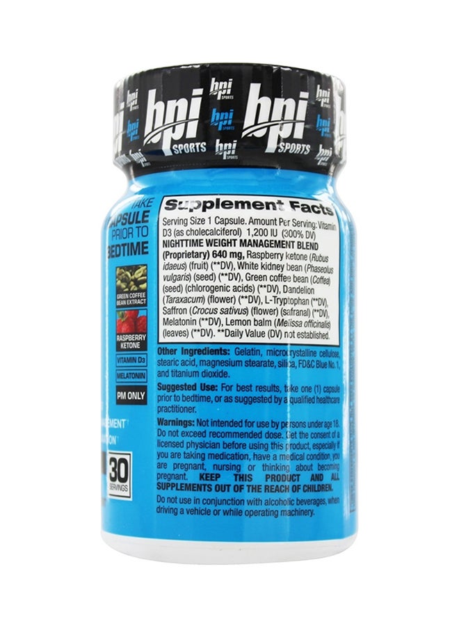 30 Capsules Nite Burn
