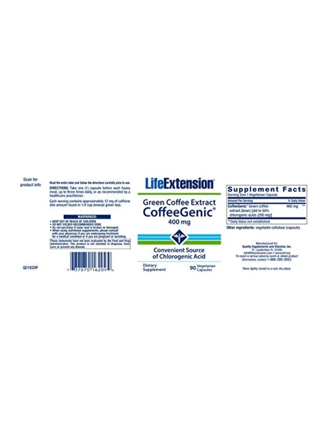 CoffeeGenic Green Coffee Extract 400mg