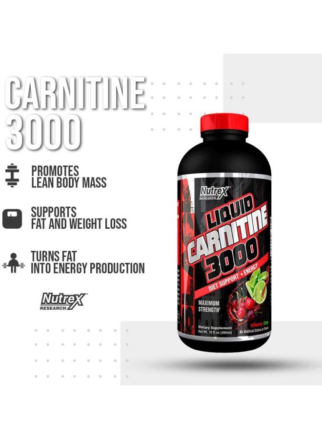 Liquid Carnitine 3000 Dietary Supplement