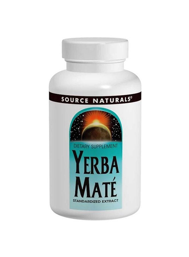 Yerba Mate Dietary Supplement 600 Mg - 90 Capsules