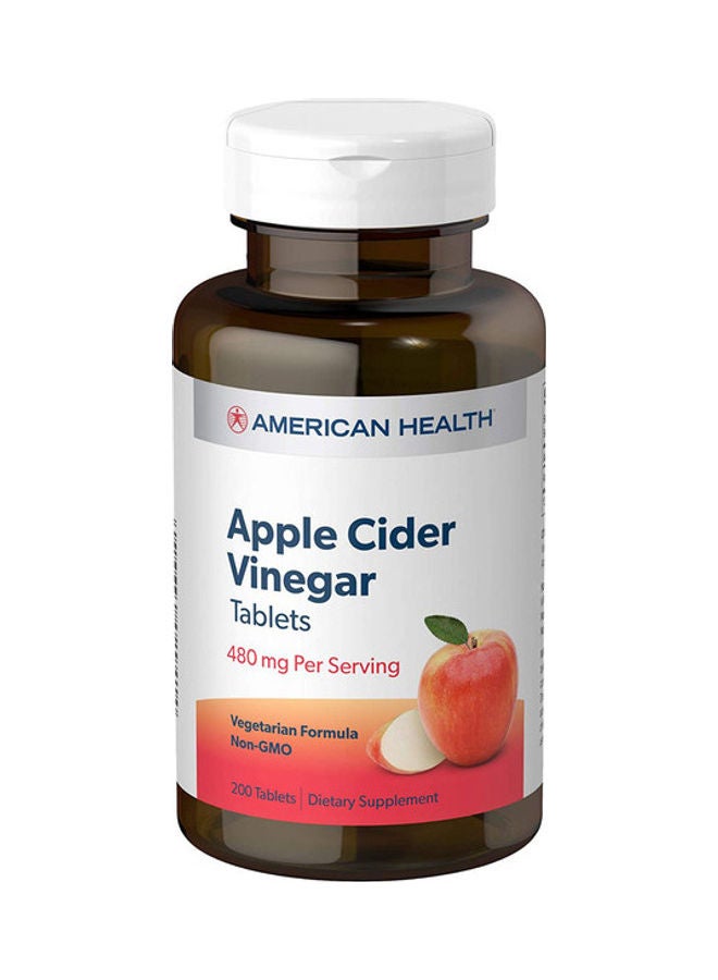 American Health Apple Cider Vinegar 200 Tablets