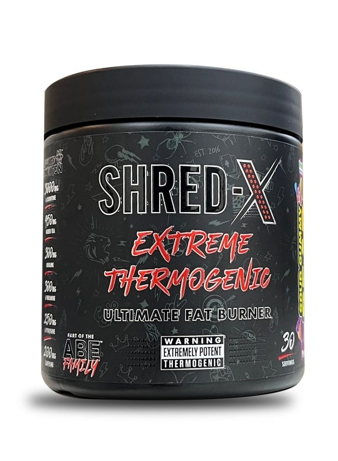 Shred-X Thermogenic Powder Sour Gummy 300g