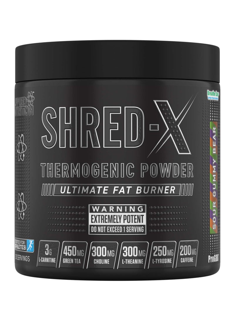 Applied Nutrition Shred X Fat Burner Thermogenic , Weight Management, 300g - 30 Servings Strawberry Kiwi