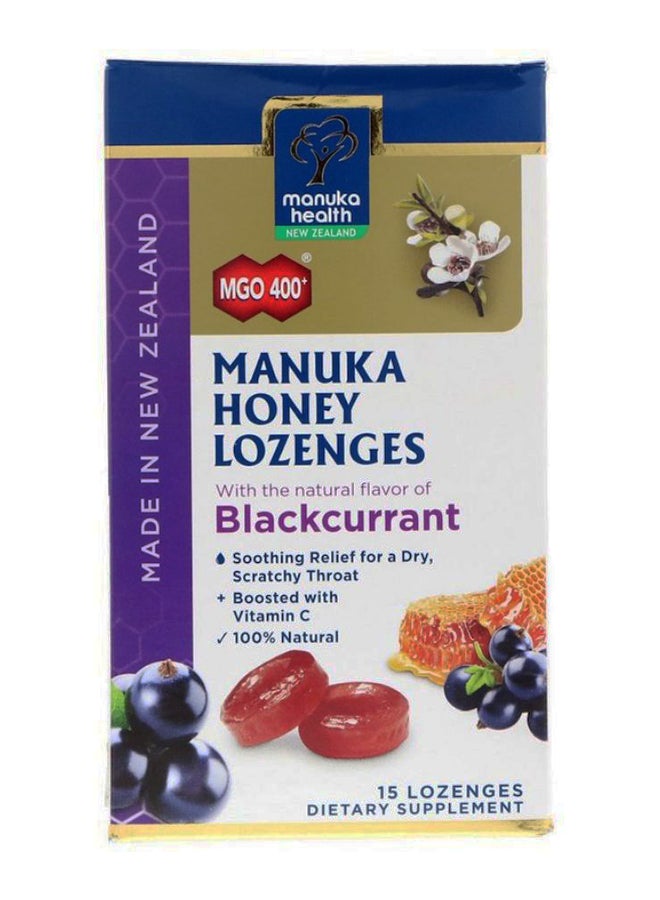 Honey Blackcurrant - 15 Lozenges