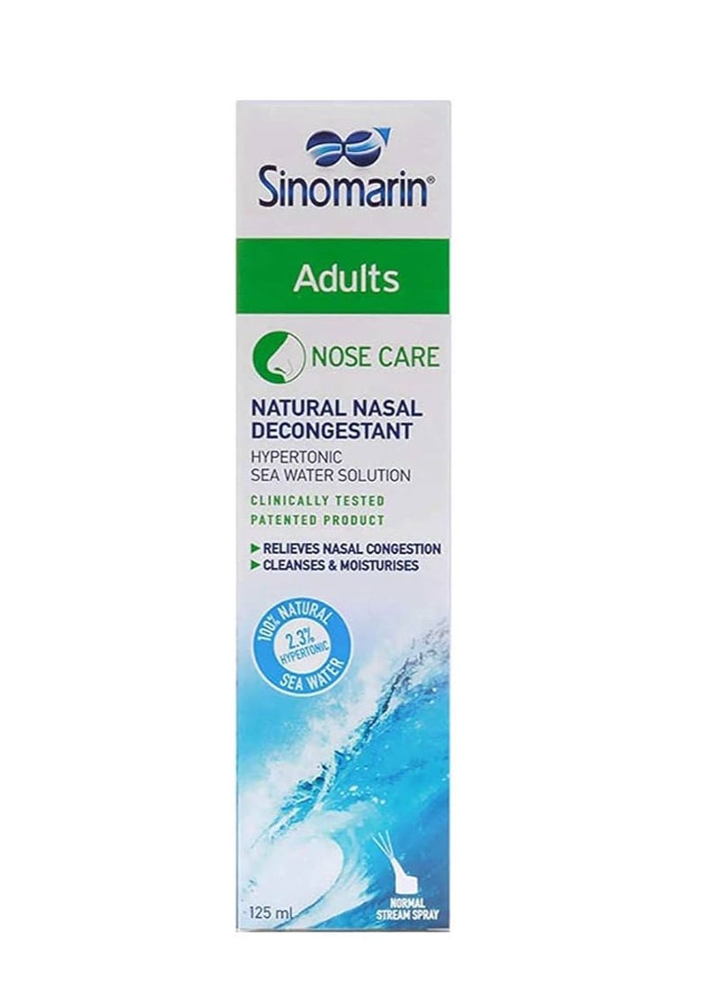 Sinomarin Adults Hypertonic Sea Water Solution 125ml