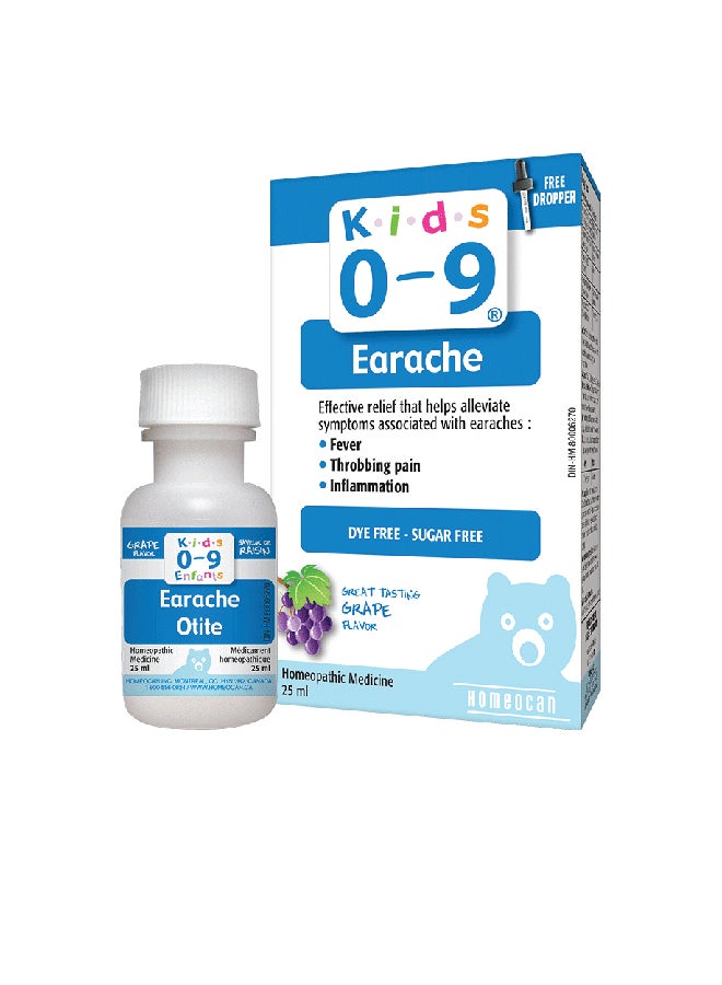 Generic Kids Homeopath Earache Syrup 0-9 Years- 25Ml