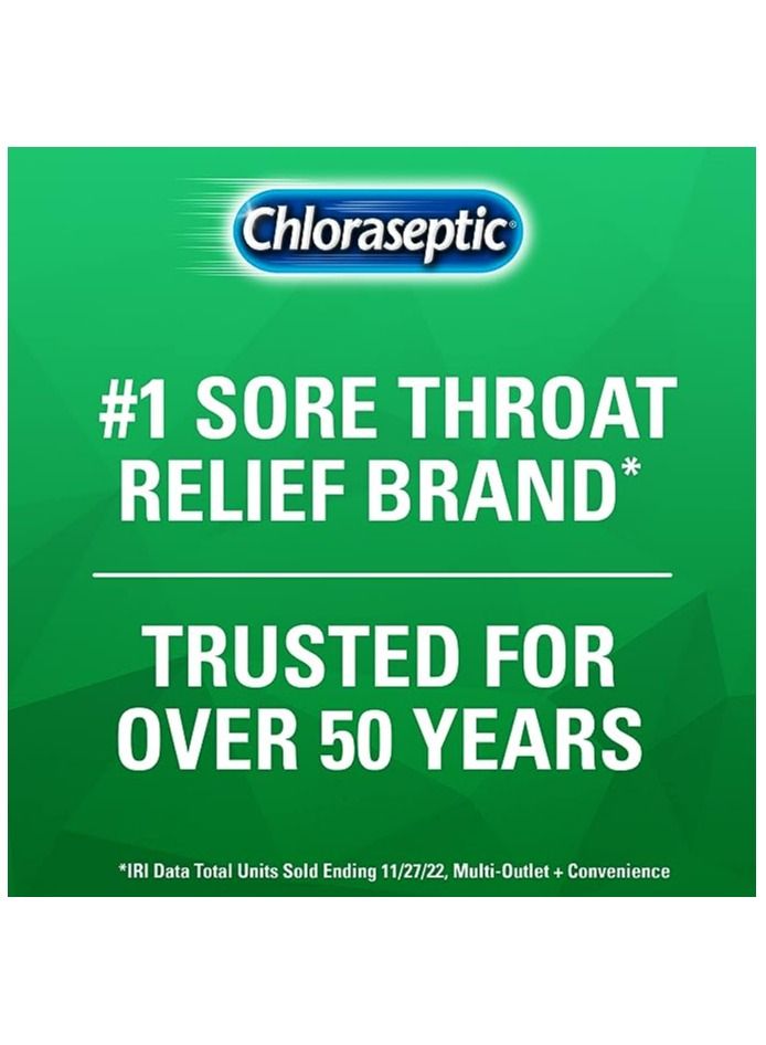 Chloraseptic Sore Throat Spray, Menthol, 6 fl oz, pack of 3