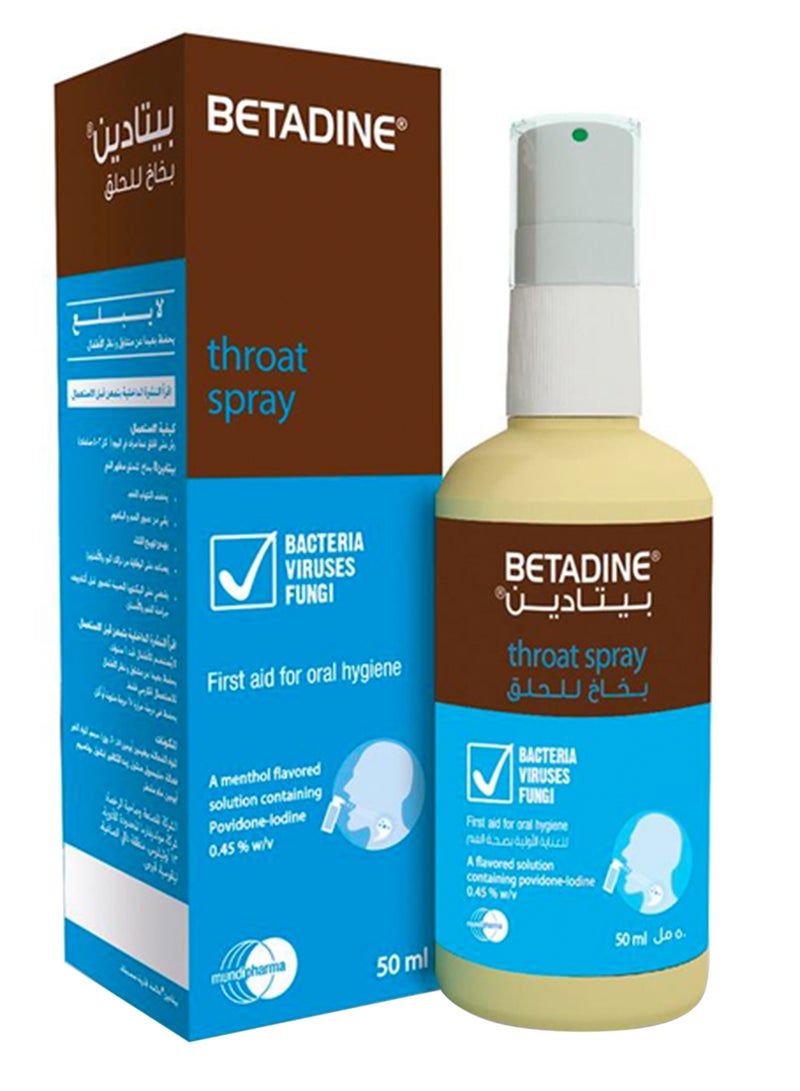 Throat Spray 0.45% 50 Ml