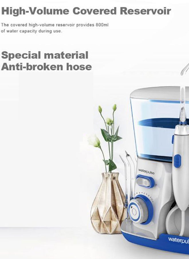 Water Flossing Tooth Cleaning Device With Oral Irrigator Tip