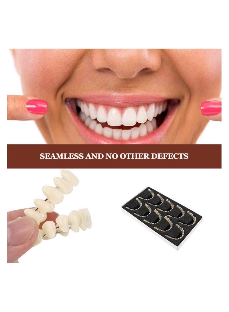 Resin Denture False Teeth Teaching Dental Model Dental Material Dental Model Resin Denture For Patients With Oral Cavity Loss Dental Supply Accessory Denture Model 1 Set Upper Lower Teeth