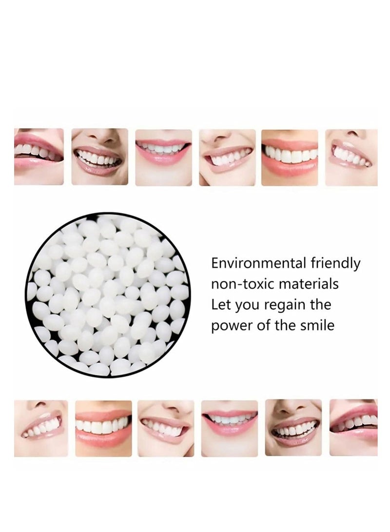 Temporary Tooth Repair Beads, Teeth Filling Replacement for Chipped Teeth,Thermal Beads for Temporary Fix The Missing and Broken Tooth Fake Teeth