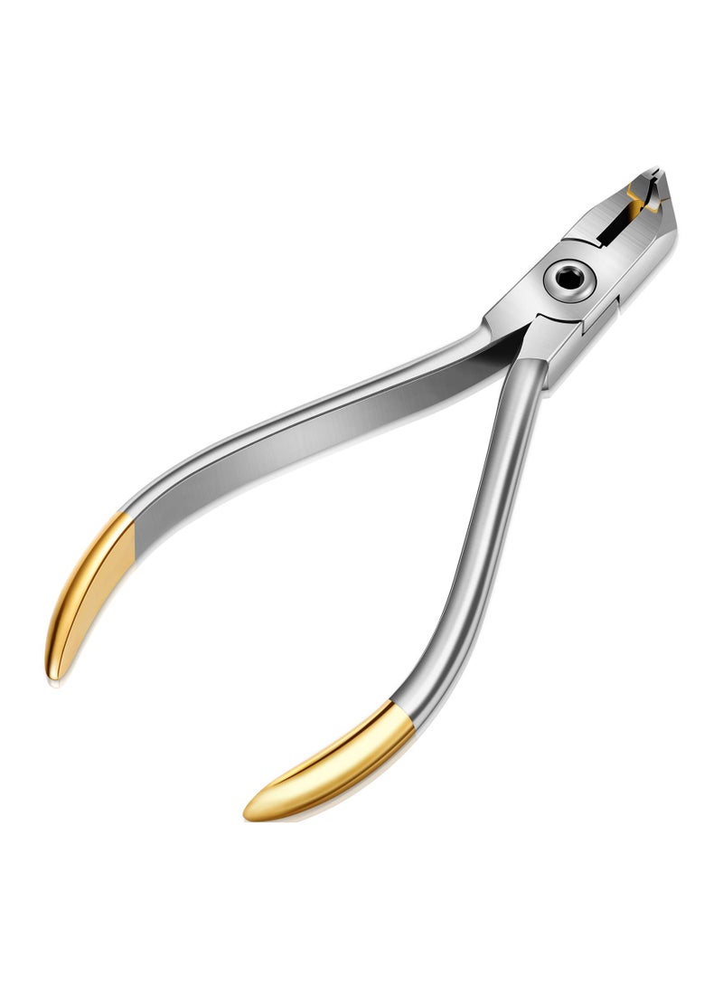 Braces Wire Cutter Hard Wire Cutter Pliers Wire Cutters, Braces Stainless Steel Brace Removal Tooth Pulling Kit Tool for Cutting Titanium Alloy Archwire Distal End Cutter