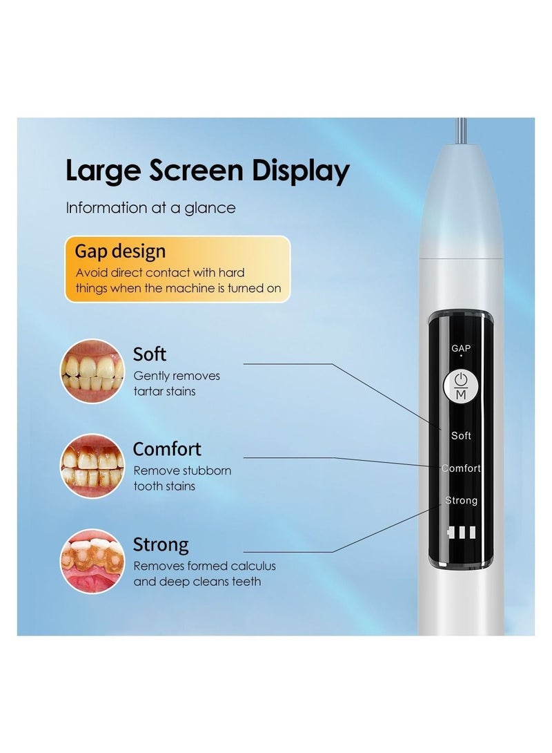 Electric Portable Visual Ultrasonic Tooth Cleaner