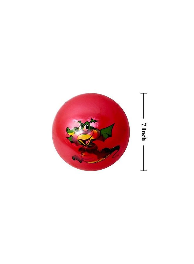 Beach Ball For Water Swimming Pool Garden Outdoor Sports Kids Playing Inflatable Lightweight Ball Set Of 2 (Multicolor)