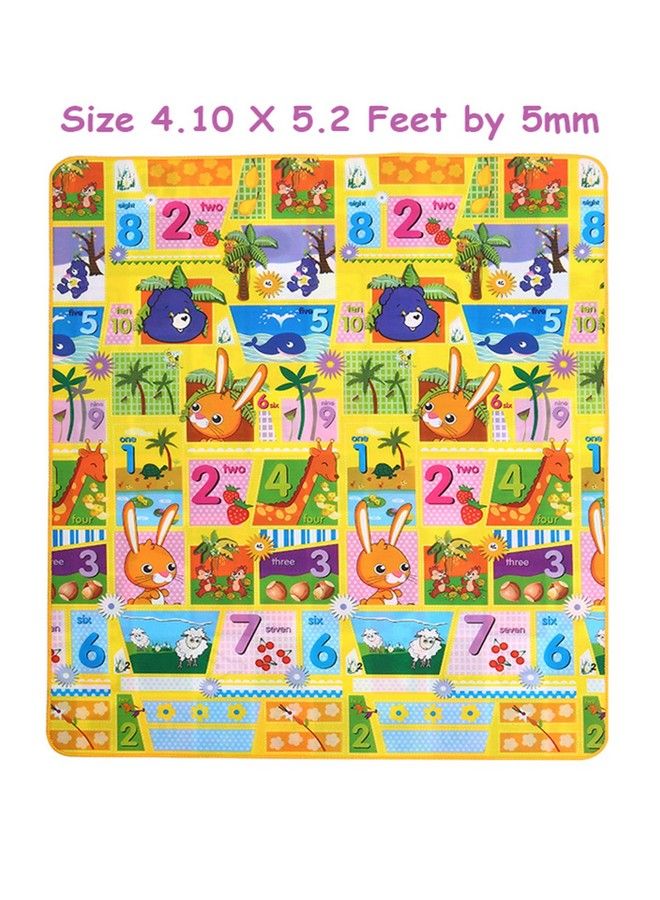 100% Water & Tornproof Anti Skidsingle Sided Baby Play & Crawl Mat With A Free Carry Bag. (4.10 X 5.2 Feet)