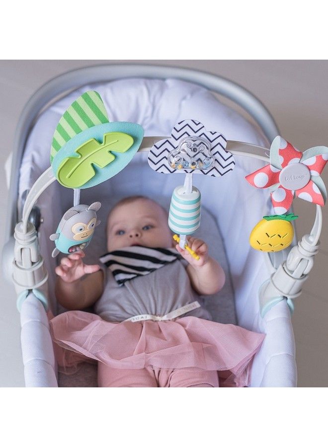 Baby Stroller Arch Toy Baby Crib Mobile Musical Toys Ideal For Newborn Sensory Toy 0 24 Months Infant Boys Girls Sleep Baby Travel Toy Activity Arch With Fascinating Toys Foldable Car Seat Toy Bouncer