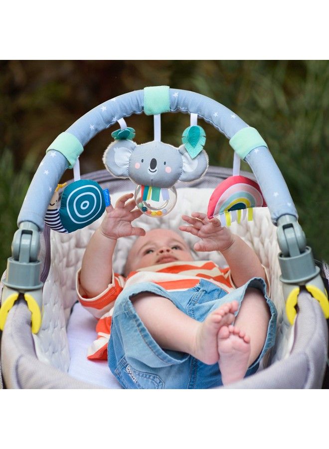 Baby Pram Stroller & Car Seat Arch ; Baby Crib Mobile Foldable Travel Car Seat Toy Activity Arch With Fascinating Toys For Bouncers Pram Newborn Sensory Toy 024 Months Infant Boys Girls Sleep