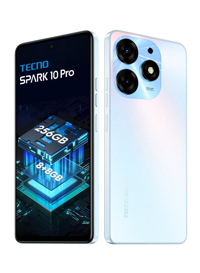Spark 10 Pro 6.8 Inch Pearl White 8GB 256GB 4G - International Version