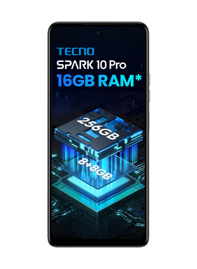 Spark 10 Pro 6.8 Inch Lunar Eclipse 8GB 256GB 4G - International Version