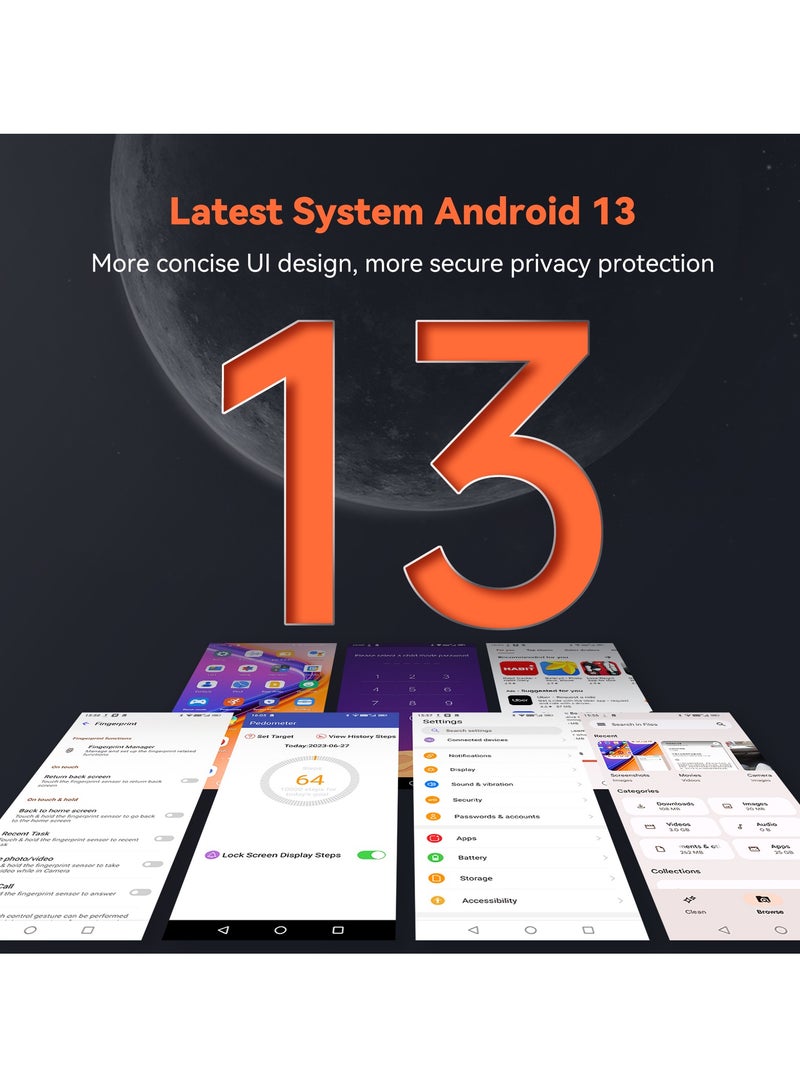 Kingkong 9 Rugged Smartphone 120hz 6.583-Inch Screen 12GB RAM 512GB ROM 10600mAh Battery 33W Fast Charging 100MP Main 24MP Night Vision Camera 4G Network NFC