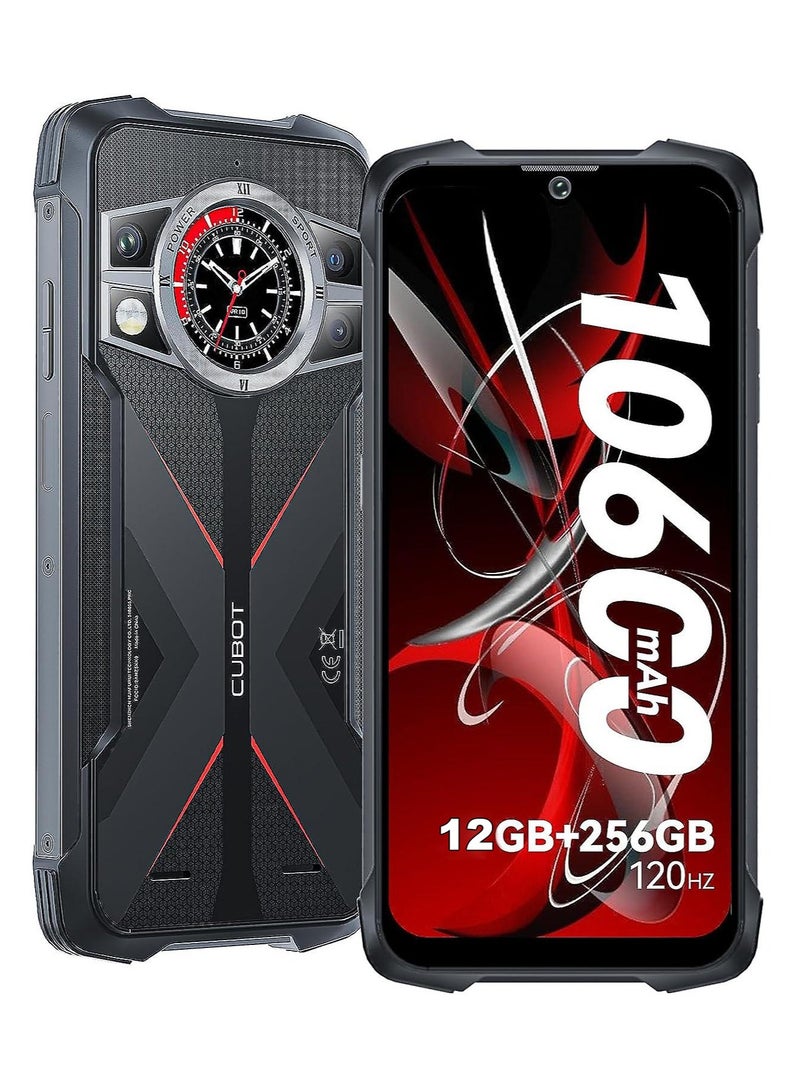 Kingkong 9 Rugged Smartphone 120hz 6.583-Inch Screen 12GB RAM 512GB ROM 10600mAh Battery 33W Fast Charging 100MP Main 24MP Night Vision Camera 4G Network NFC